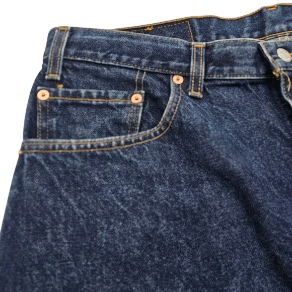 Vintage Levi's 505 Jeans Men's Size 38 x 30 Y2K Straight Leg Regular Fit - Picture 5 of 14